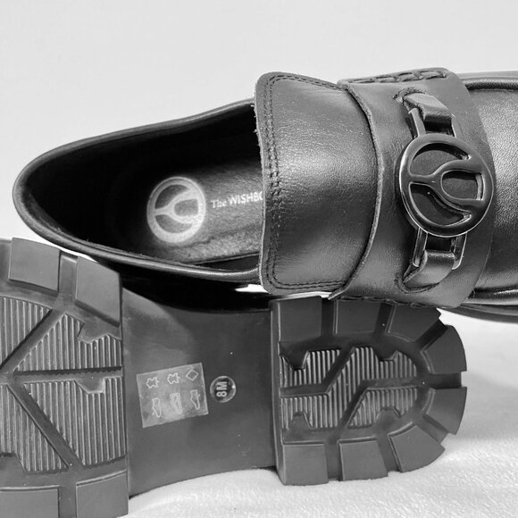 The WISHBONE Collection - Black Leather Loafer - Picture 8 of 12